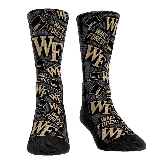 Wake Forest Demon Deacons - Logo Sketch by Rock 'Em Socks