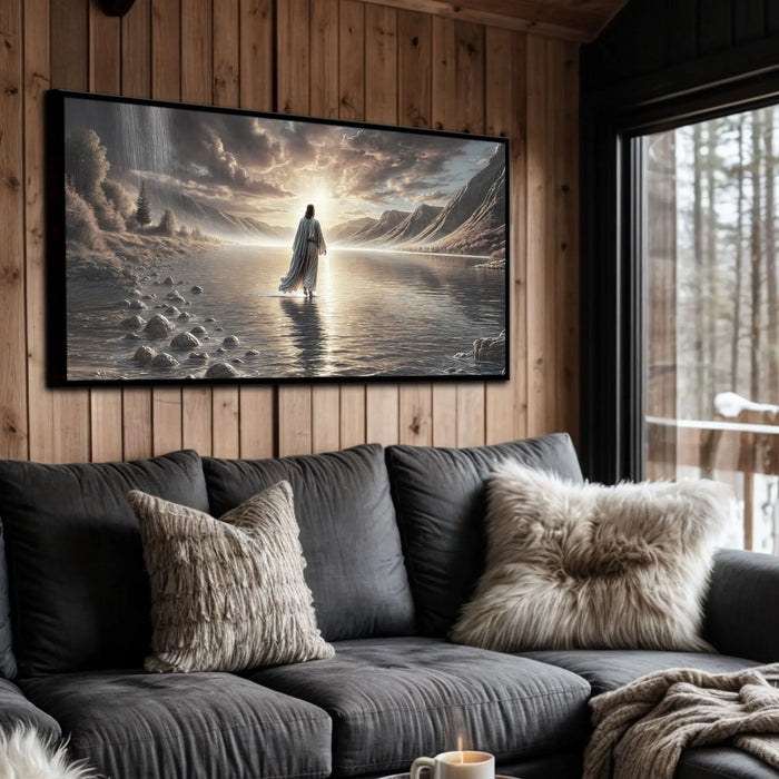 Walking on Water - Faith Wall Art II by Tailored Canvases