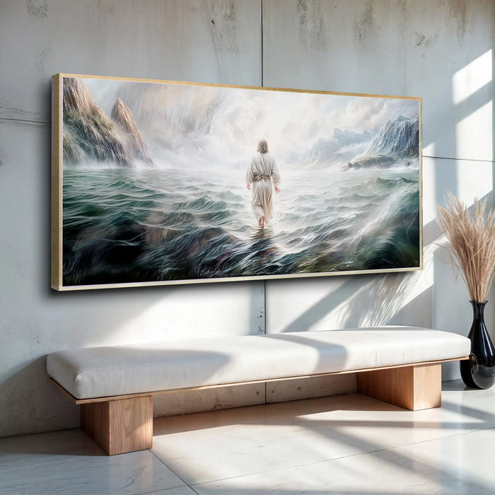 Walking on Water - Faith Wall Art VII by Tailored Canvases