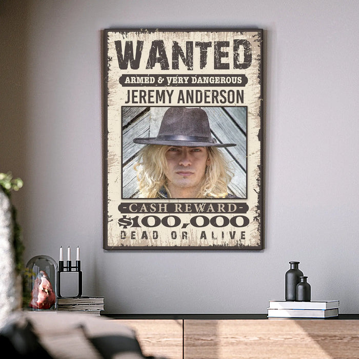 Wanted Sign III by Tailored Canvases