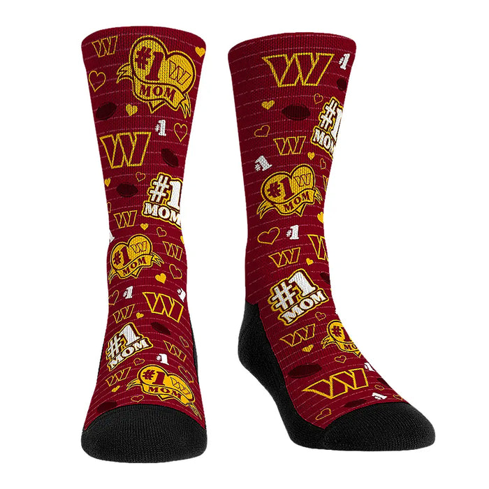 Washington Commanders - #1 Mom by Rock 'Em Socks