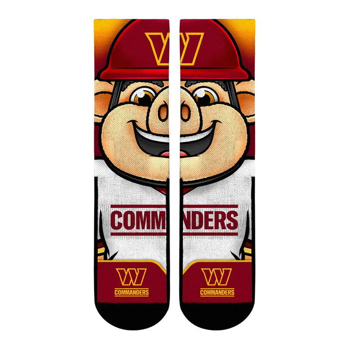 Washington Commanders - Split Face Mascot by Rock 'Em Socks