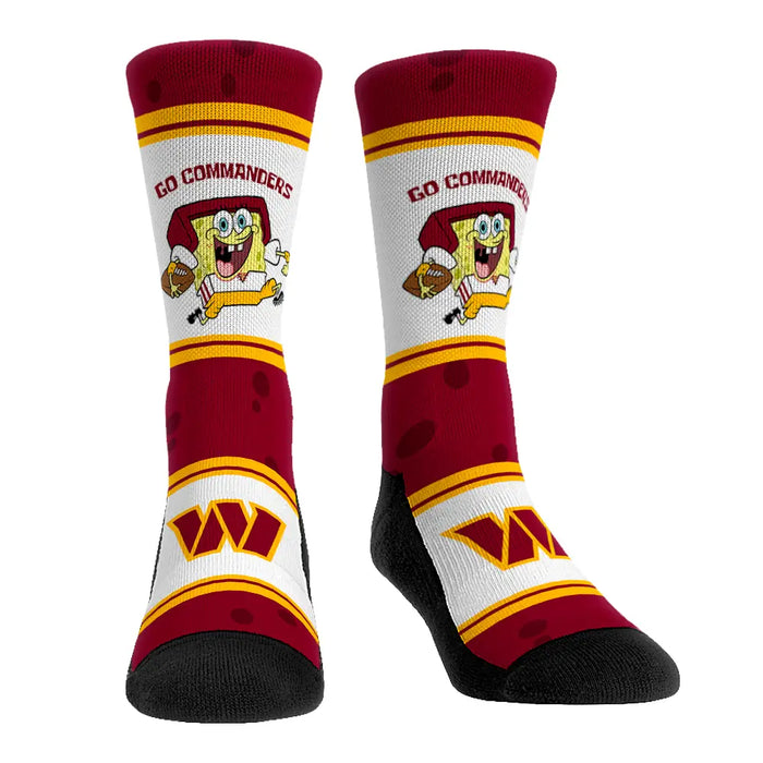 Washington Commanders - SpongeBob SquarePants - Team Up by Rock 'Em Socks