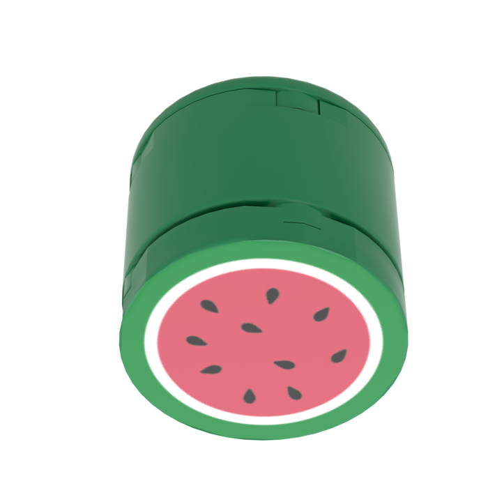 B3 Customs® Watermelon with Printed Tile (2x2 Round Tile) by B3 Customs
