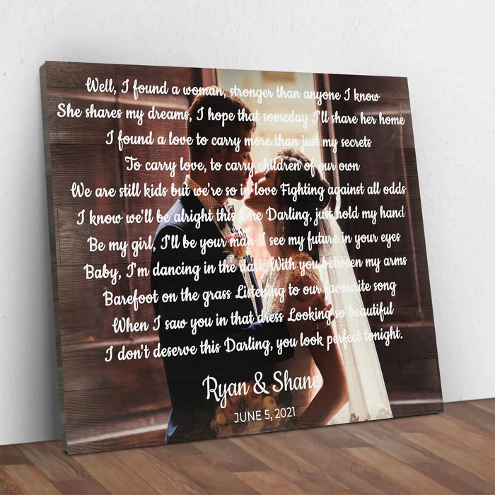 Wedding Song Sign by Tailored Canvases