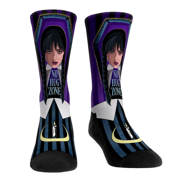 Wednesday - No Hug Zone by Rock 'Em Socks