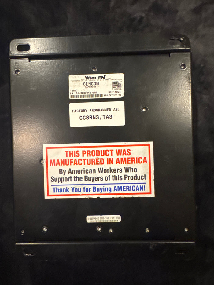 Whelen CenCom Sapphire Control Module CCSRN3/TA3 - Used, Fully Functional by Price Is Right Miami