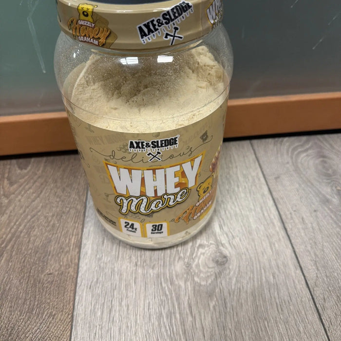 Whey More - Grizzly Honey Graham (30 Servings) Exp 10/26 by Price Is Right Miami