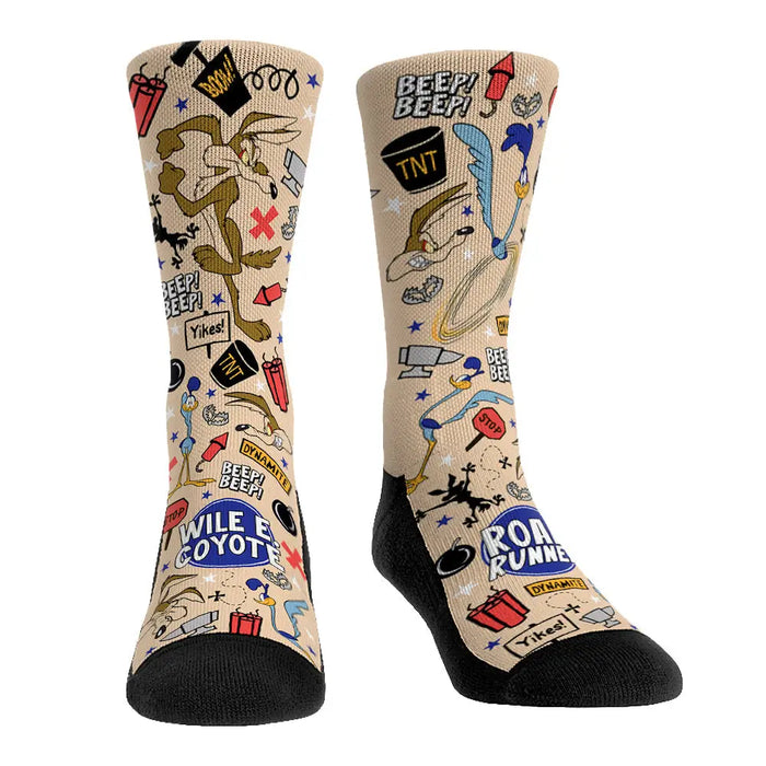 Wile E. Coyote & Road Runner - Character Kaboom! by Rock 'Em Socks