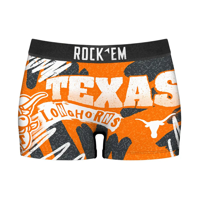 Women's Boy Shorts - Texas Longhorns - Team Blast by Rock 'Em Socks
