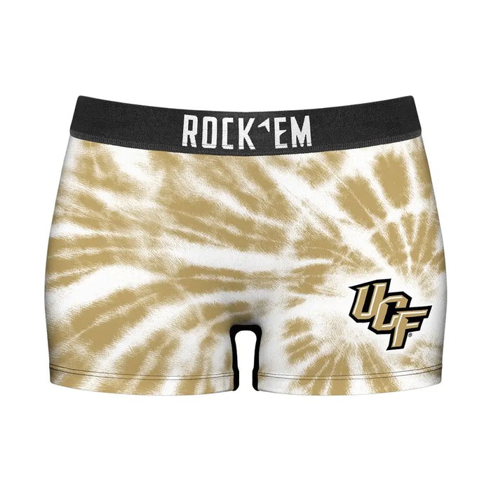 Women's Boy Shorts - UCF Knights - Team Tie Dye by Rock 'Em Socks