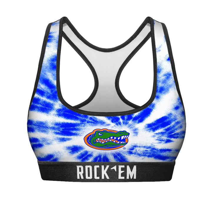 Women's Sports Bra - Florida Gators - Team Tie Dye by Rock 'Em Socks