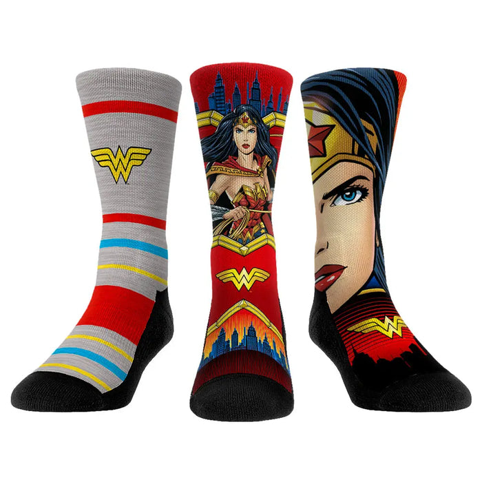 Wonder Woman - 3-Pack by Rock 'Em Socks