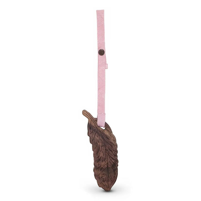 wood stroller toy | feather pink by Finn + Emma