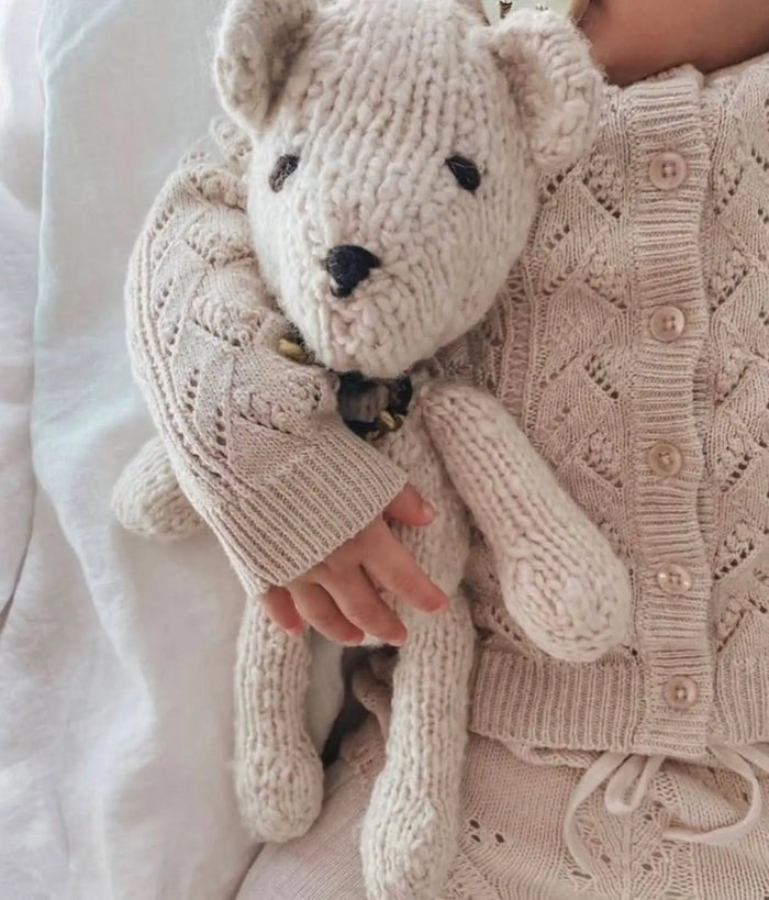 Wool Knit Buddy | Alfred the Bear by Finn + Emma