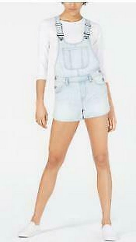 Sts Blue Women's Sienna Short Denim Adjustable Overalls Size 27 by Vanessa Jane