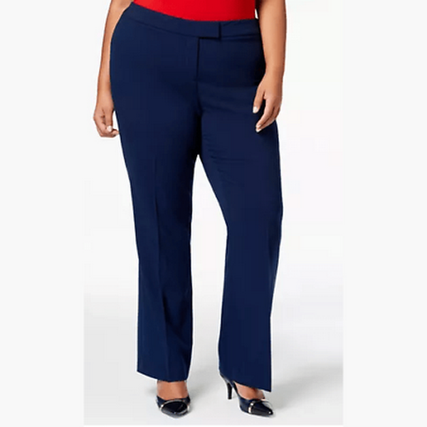 Anne Klein Plus Size Flare-Leg Pants by Vanessa Jane