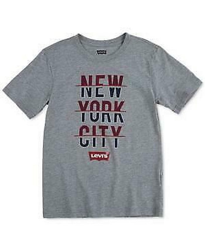 Levis Little Boys Nyc T-Shirt, Size 4/Grey by Vanessa Jane