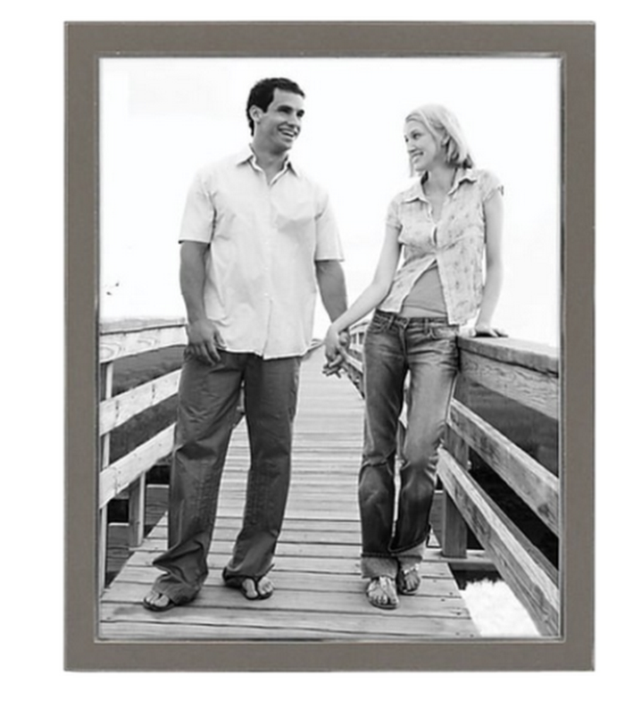 Malden Sleek Border Metal Picture Frame, Silver, 8x10 by Vanessa Jane