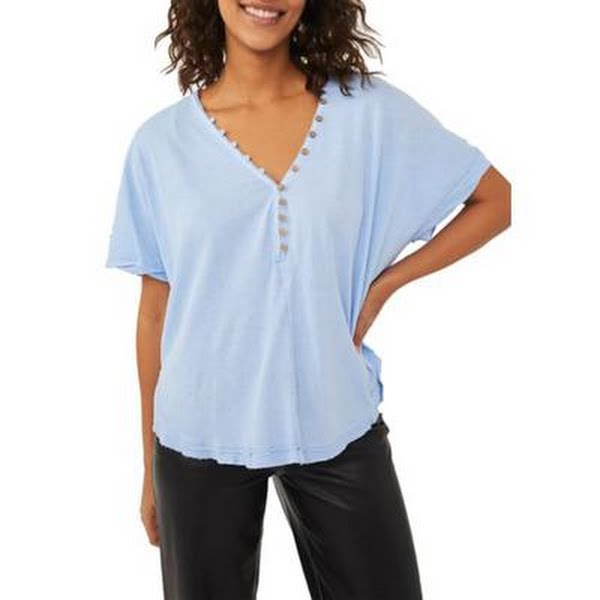 Free People Brighter Days Savannah T-Shirt, Size Small by Vanessa Jane
