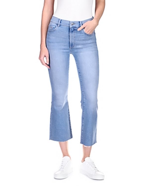 DL1961 Womens Bridget Boot Denim Cropped Bootcut Jeans by Vanessa Jane