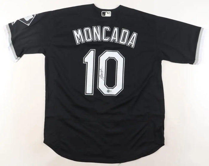 Yoan Moncada Signed Jersey XL(Beckett) Chicago White Sox by Price Is Right Miami