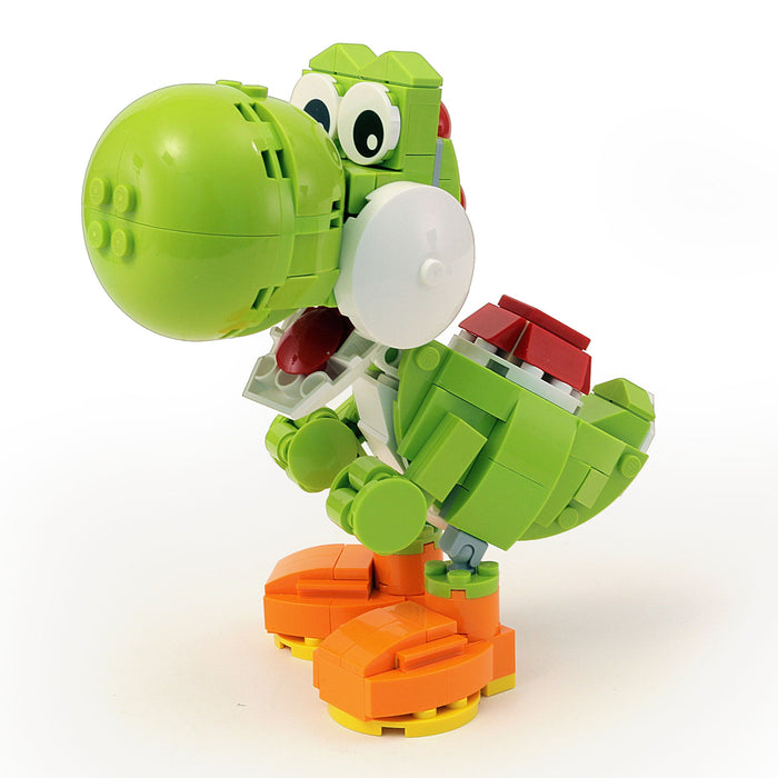 Friendly Green Dinosaur MOC made using LEGO parts by B3 Customs
