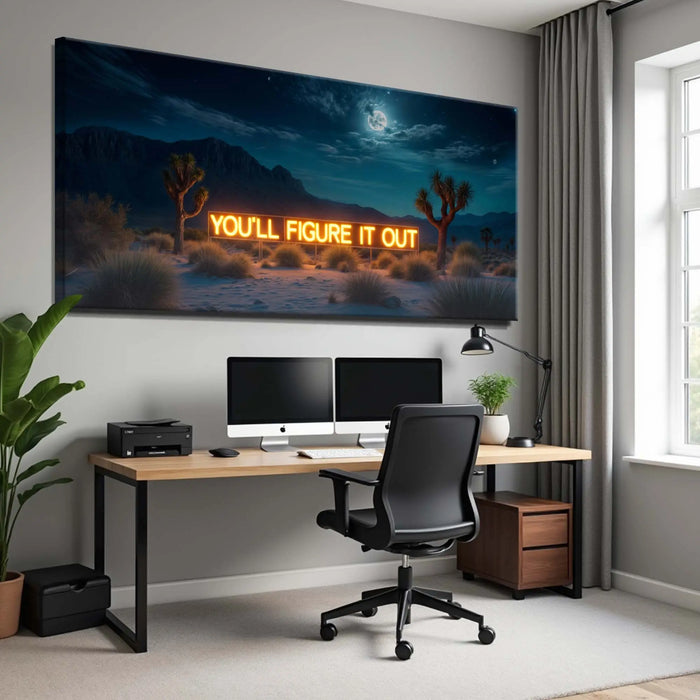 You'll Figure It Out Motivational Wall Sign by Tailored Canvases