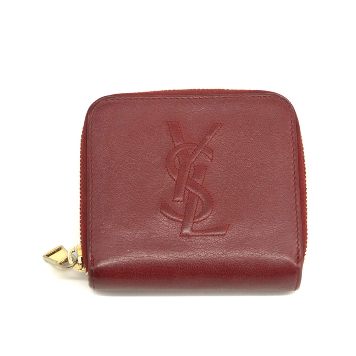 YSL Red Belle de Joie Compact Wallet #3915 by Bolt Boutique