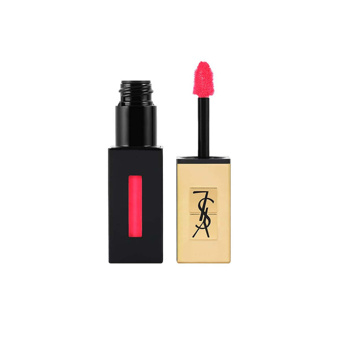 Yves Saint Laurent Rouge Pur Couture Vernis A Glossy Stain #201 Dewy Red by Nava Beauty