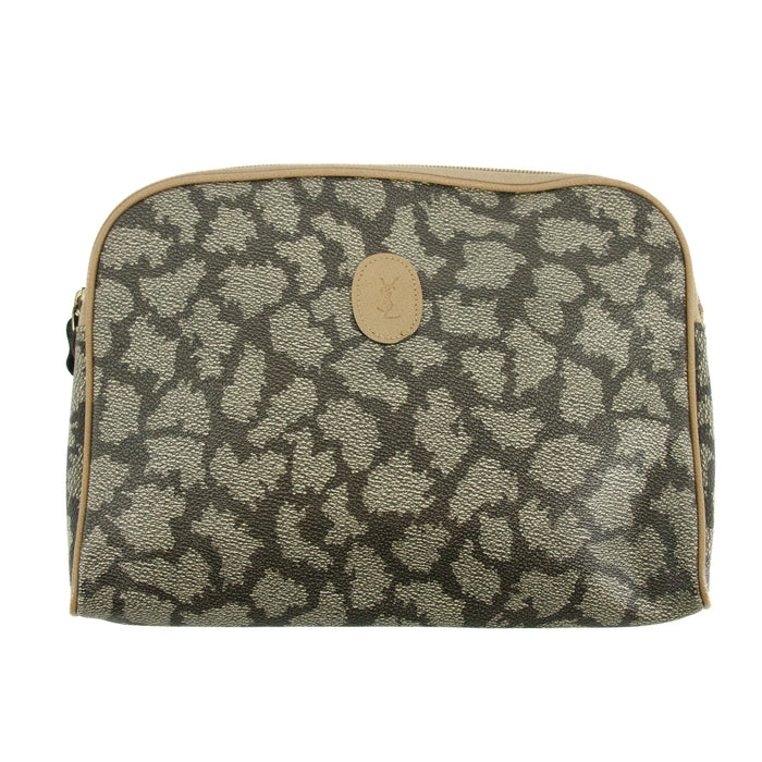 Yves Saint Laurent Giraffe Canvas Toiletry Pouch -#3000 by Bolt Boutique