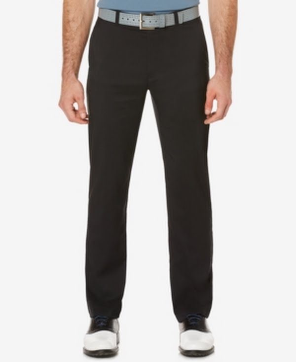 PGA Tour Men’s Flat-Front Golf Pants by Vanessa Jane