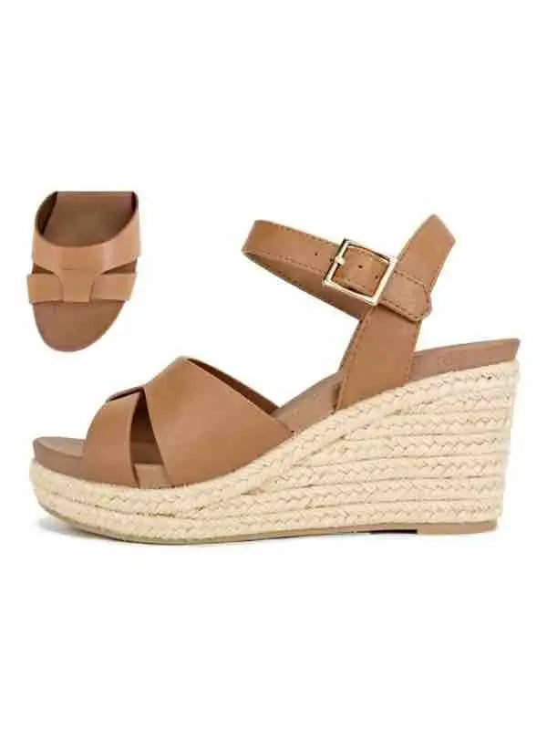 Zelda Wedge - Cognac by Boutique 23
