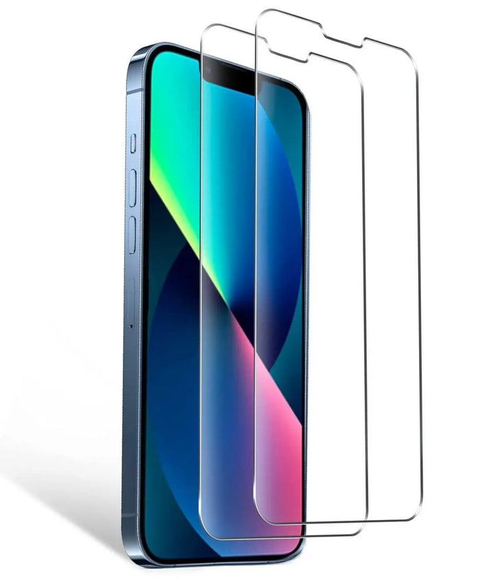 ZeroDamage Clear Tempered Glass Screen Protector (2-Pack) - iPhone 13 mini by Zerodamage Sahara Case LLC