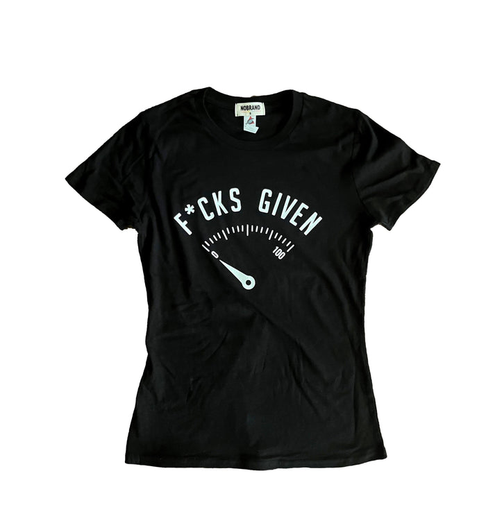 Zero F*KS GIVEN Tee {THIS IS A UNISEX TEE} by The House of Stylez