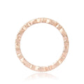 0.27 Ct Round White Sapphire Prong Silver Eternity Ring by Fine Color Jewels
