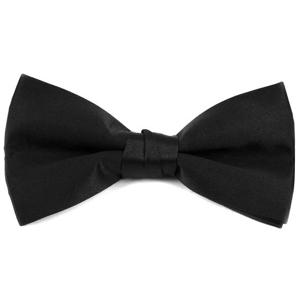 Men's Poly Satin Clip On Bow Tie by Boutique 23