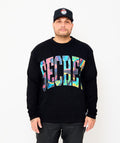 Multi Color - Long Sleeve Tee Black by SecretScientist