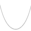 0.5 mm 14k Solid Gold Box Link Chain For Women