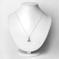 0.55 Ct Genuine Oval Alexandrite and Diamond 18K Yellow Gold Floral Pendant by Fine Color Jewels