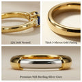 0.55 Ct Pear Red Ruby 22k Gold Vermeil Three Stone Prong Teardrop Ring by Fine Color Jewels