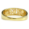 0.56 Ct Marquise and Pear Yellow Citrine and White Topaz Prong Silver Leaf Band Ring by Fine Color Jewels
