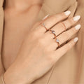 0.85 Ct Heart Pink Amethyst Prong Silver Solitaire Ring by Fine Color Jewels