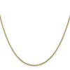 0.95 mm 14K Yellow Gold Twisted Box Chain with Lobster Clasp