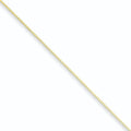 0.9mm Gold-plated Sterling Silver Box Chain 18 inch by Fine Color Jewels