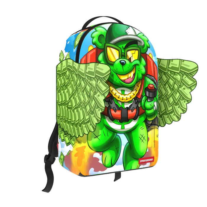 Sprayground Money Bear Wings DLX-WINGS Backpack B7676 by I-Max Fashions