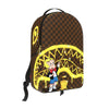 Sprayground Richie Rich Gold Sharkmouth DLXSV Backpack B7257