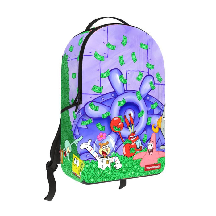 Sprayground Spongebob Crew Money Bath DLXR Backpack B7298 by I-Max Fashions