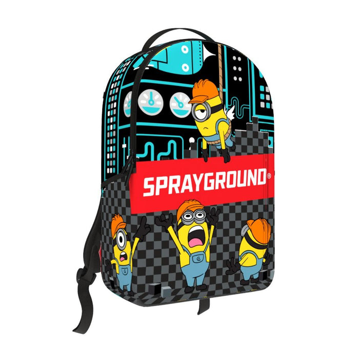 Sprayground Minion and Sprayground Sign Backpack B7791 by I-Max Fashions