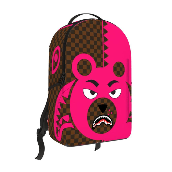 Sprayground Pink Bear Shark Backpack B8192 by I-Max Fashions